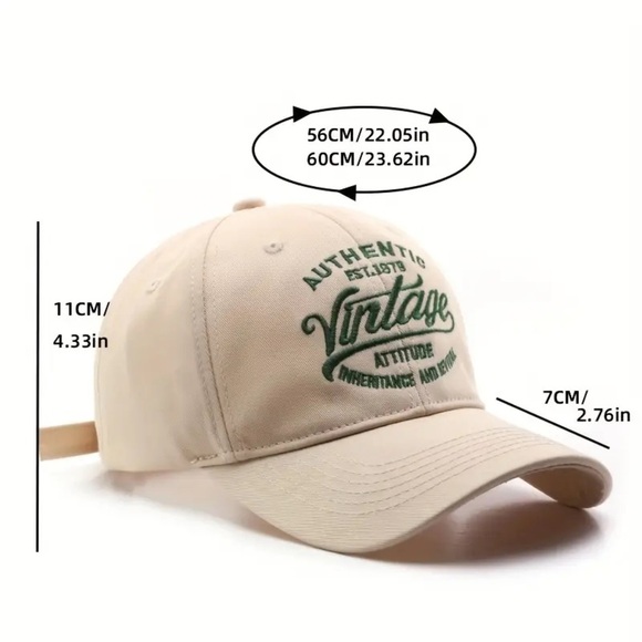 Beige Vintage Embroidered Cap 1979 - Picture 3 of 3